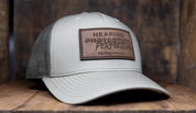 The HEARING PERFECTION Leather Patch Hat